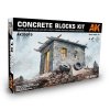 AK Interactive AK35019 Concrete Blocks Kit 1/35